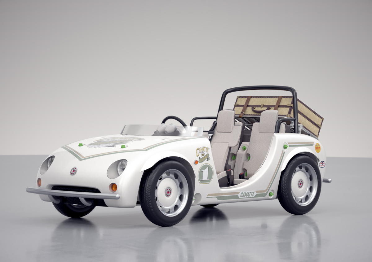Toyota Presentera La Camatte Journey Une Voiturette Simulateur Pour Enfants Au Salon Du Jouet De Tokyo Papas Presses
